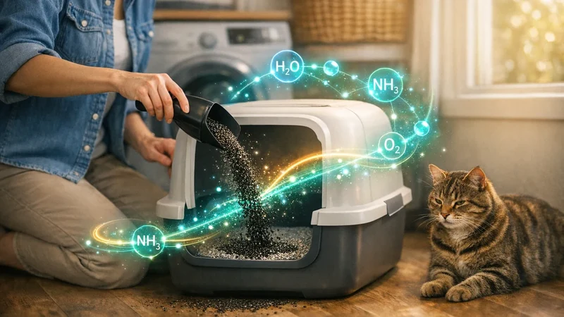 How to neutralize ammonia smell in cat litter box