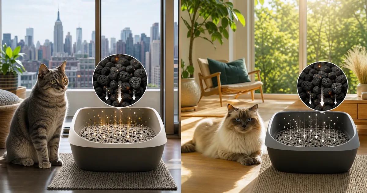 Cat litter odor control for US customers