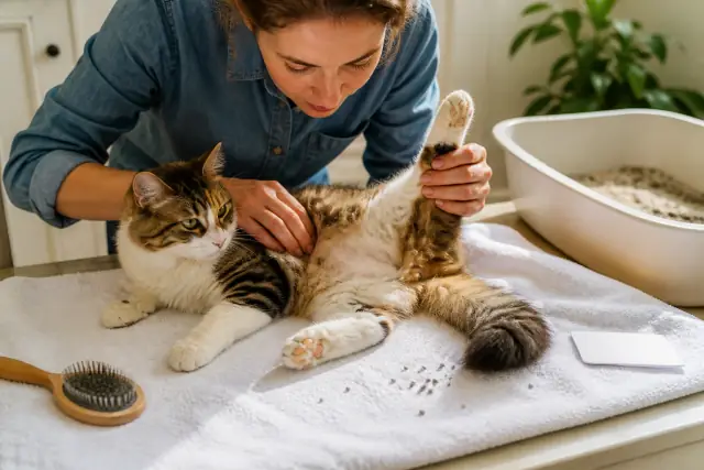 Why Does My Cat Smell Like the Litter Box? Fur, Grooming, and Vet Warning Signs