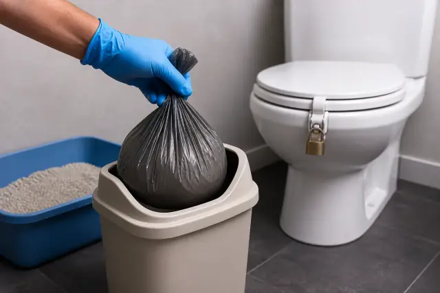 How to Dispose of Cat Litter Without Smell (And Why Not to Flush It)