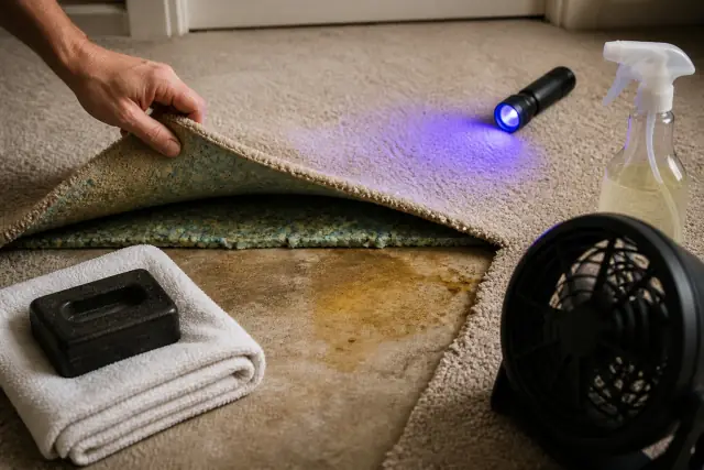 How to Get Cat Pee Out of Carpet (Including the Padding)