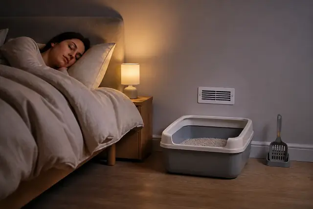 Litter Box in the Bedroom: Is It Safe to Sleep Beside One?