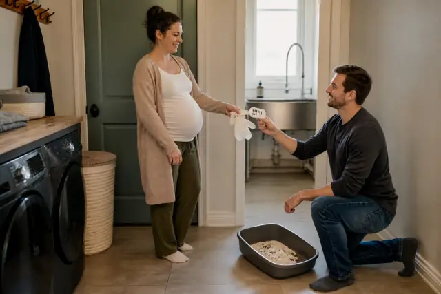 Cleaning Litter Box While Pregnant: Real Risks and Safe Workarounds