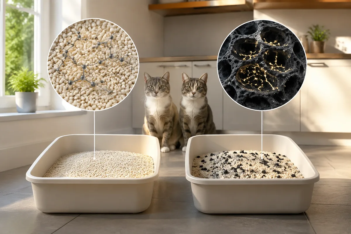 Most powerful cat litter odor absorber comparison test