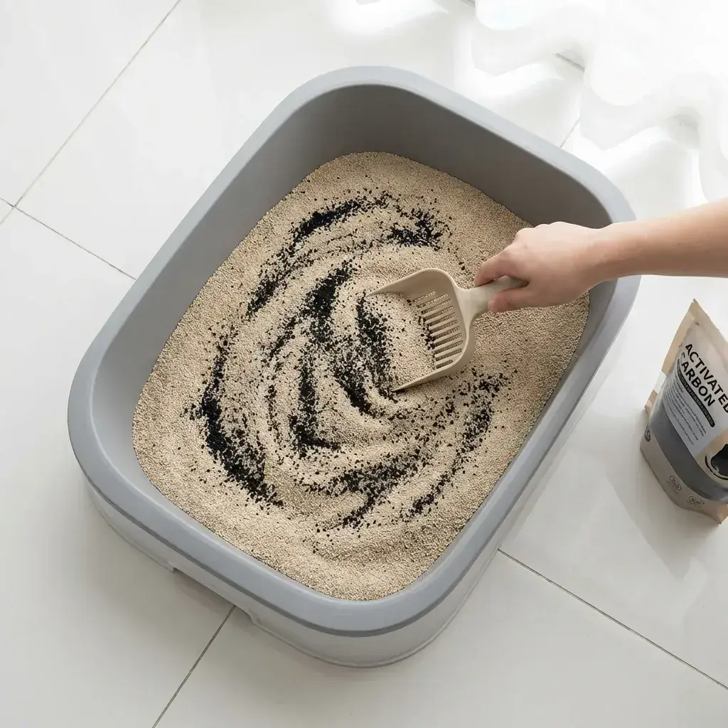 Mix gently
