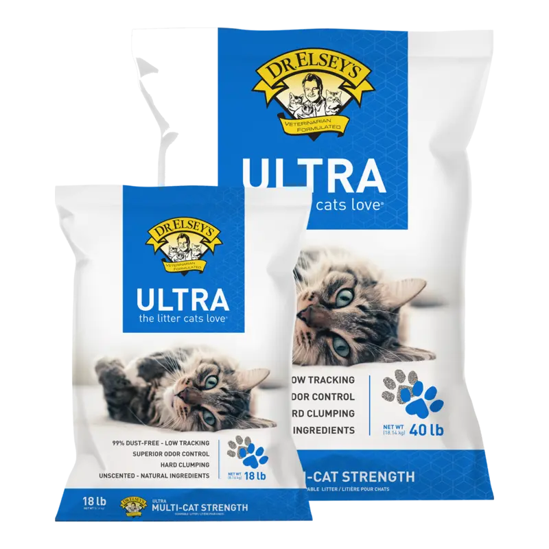 Dr. Elsey's Ultra unscented clumping cat litter bags