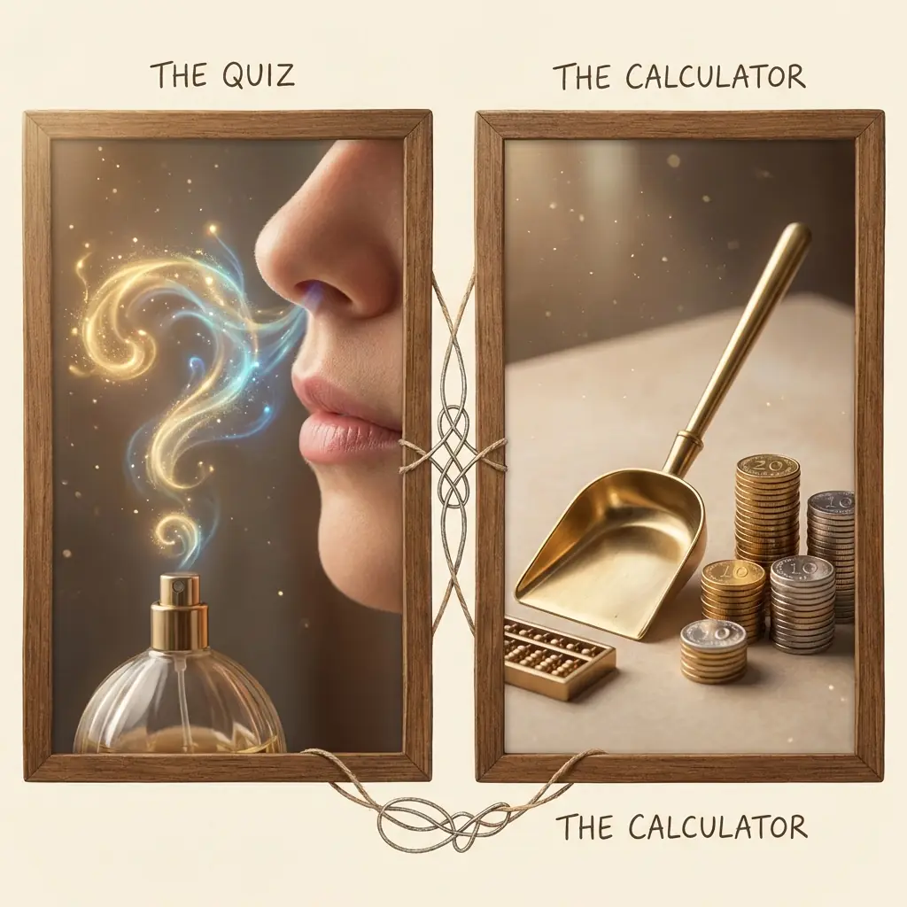 Illustration des outils Purrify illustrant les thèmes de l'odeur et du coût